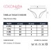 BRASILIANA COCONUDA DONNA CN204/3 COTONE BIELASTICO TG XS/M PACK 6 PZ VARI COLORI