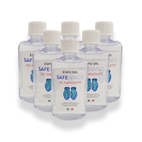 PACK DA 6X GEL IGIENIZZANTE PER LE MANI DISINFETTANTE 80ml ESPO PACK DA 6X GEL IGIENIZZANTE PER LE MANI DISINFETTANTE 80ml ESPO