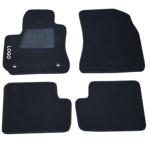 Tappetini Auto In Moquette Con 2 Clip Di Fissaggio Serie 3