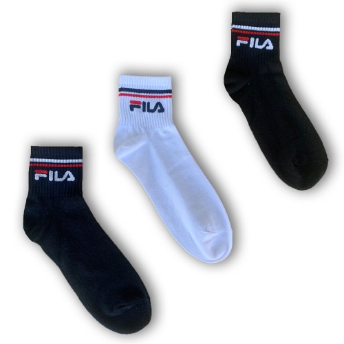 Pack Da 3 Calzini Fila 80% Cotone Vari Numeri E Vari Colori Comodo E Resistente Pack Da 3 Calzini Fila 80% Cotone Vari Numeri E Vari Colori Comodo E Resistente