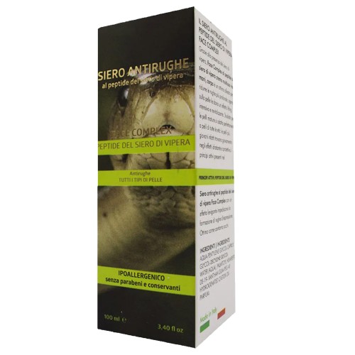 Siero Antirughe Peptide Di Vipera Face Complex Ventizerocinque L32216a