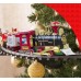 Trenino Natalizio Elettrico Con Supporto Per Centro Albero Di Natale Diametro Binari 89 Cm 