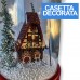 Teca Tema Natalizio Con Casa Di Natale Abete E Neve Con Musica Natalizia 