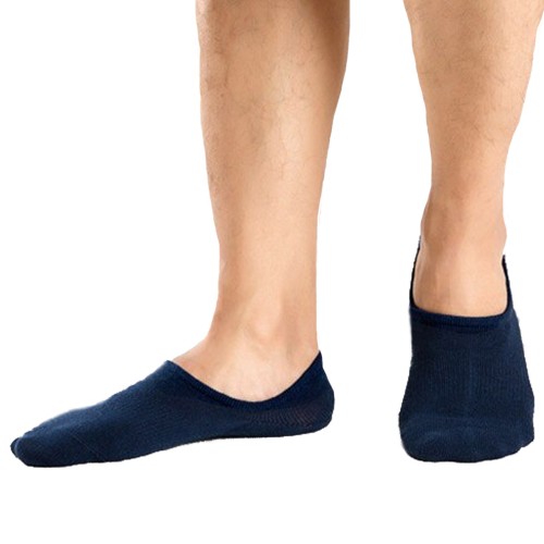 12 Paia Di Calzini Fantasmini Uomo Traspiranti Con Tallone Rinforzato Al Tallone Blu Misura Unica 40-46