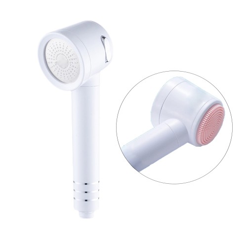 Soffione Con Spazzola Scrub 3 Modalità Di Getto Light Medium Strong Mod: 52545 Soffione Con Spazzola Scrub 3 Modalità Di Getto Light Medium Strong Mod: 52545