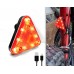 Luce Posteriore USB Ricaricabile per Bicicletta Fanale Posteriore Impermeabile per Bici Super Luminoso Durata fino a 6 Ore
