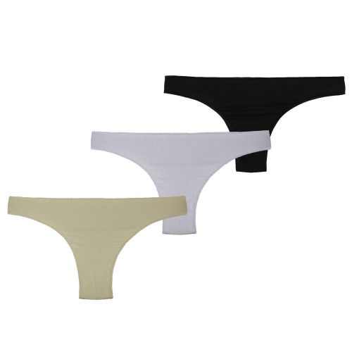 BRASILIANA COCONUDA DONNA CN204/3 COTONE BIELASTICO TG XS/M PACK 6 PZ VARI COLORI