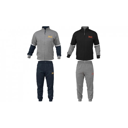 Tuta Everlast Da Uomo In Cotone Felpato Disponibile In 2 Colori E 5 Taglie  31004