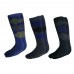 Set Calze Lunghe In Lana 80% Da Uomo Invernali Fantasia Rombi 
