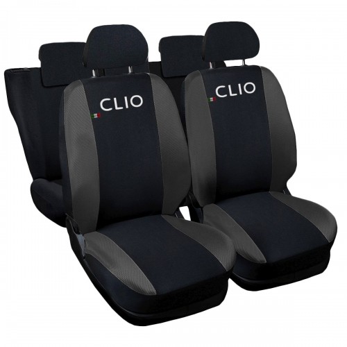 Auto Accessori Lupex Coprisedili Auto Compatibili Clio Hybrid 2020 Nero/GrigioScuro | Made In Italy | Set CopriSedile Anteriori e Posteriori | Copri Poggiatesta Incluso | Accessori Interni Auto Accessori Lupex Coprisedili Auto Compatibili Clio Hybrid 2020 Nero/GrigioScuro | Made In Italy | Set CopriSedile Anteriori e Posteriori | Copri Poggiatesta Incluso | Accessori Interni