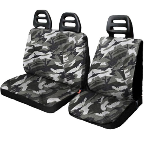 Coprisedili Per Furgone 3 Posti Cotone Mimetico Chiaro - Cintura Bassa Coprisedili Per Furgone 3 Posti Cotone Mimetico Chiaro - Cintura Bassa