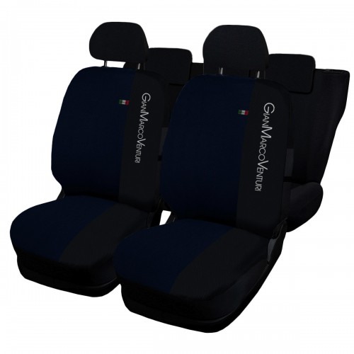Coprisedili Gianmarco Venturi Compatibili Con Panda - Schienale Intero - Blu Scuro
