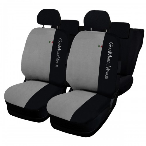 Coprisedili Gianmarco Venturi Compatibili Con Panda - Schienale 50e50 - Grigio Chiaro