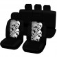 Coprisedili Universali Per Auto Con Disegno Stampato - N.3 Teschi
