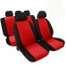Coprisedili Trapuntati Bicolore - Rosso Coprisedili Trapuntati Bicolore - Rosso