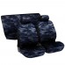 Coprisedili Per Auto Medio - Piccole Mimetico Blu Coprisedili Per Auto Medio - Piccole Mimetico Blu