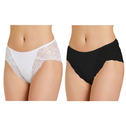 Fino a 6 culottina con pizzo Intimami in cotone/modal varie taglie e colori disponibili art. 5900-S Fino a 6 culottina con pizzo Intimami in cotone/modal varie taglie e colori disponibili art. 5900-S