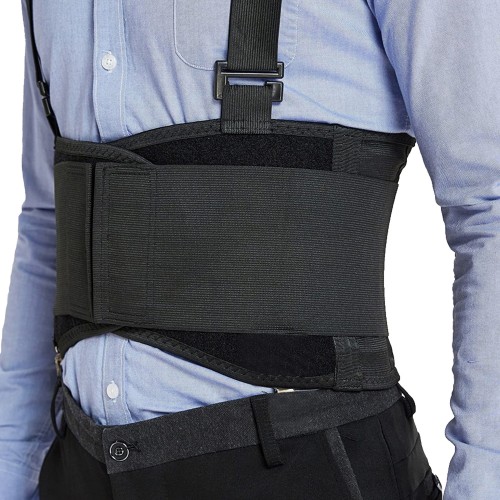 FASCIA ELASTICA SPORT LOMBARE FACILE DA INDOSSARE, TRASPIRANTE E COMODA 06906