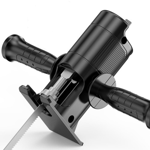 ACCESSORIO PER TRAPANO ELETTRICO PER CONVERSIONE A  MOTOSEGA  PER LA LAVORAZIONE DEL LEGNO