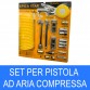 Kit Da 20 Pezzi Pistola Ad Aria Compressa Adatto Per Rimuovere La Polvere Mod: EP-50636