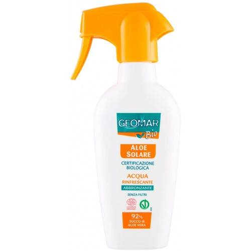 GEOMAR BIO ALOE SOLARE ACQUA RINFRESCANTE ABBRONZANTE IDEALE PER PELLI GIÀ ABBRONZATE