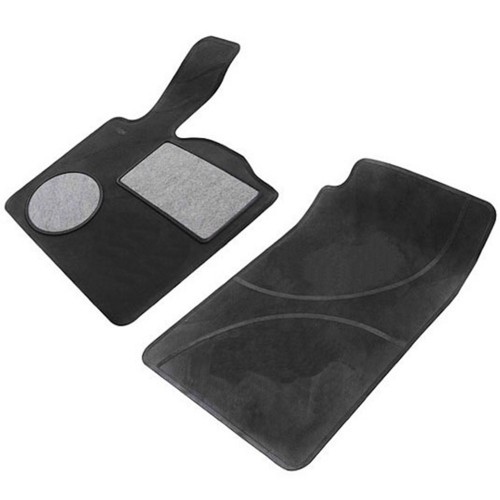 Tappetini Smart Gomma E Moquette Grigio