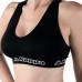 Top Fitness Kappa Underwear Nero Reggiseno Sporty Varie Misure Cond. K2150