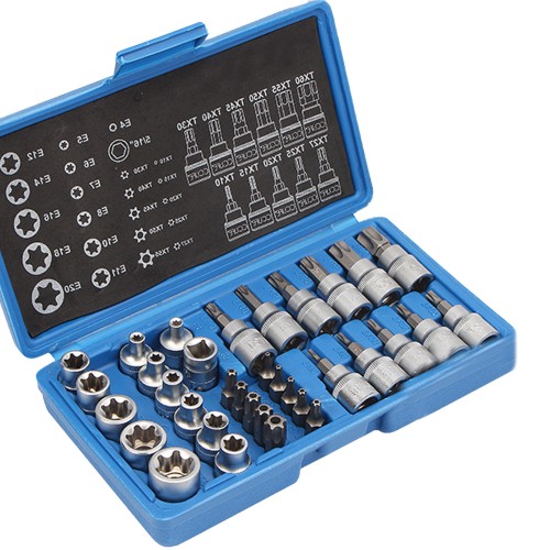 KIT CHIAVI A BUSSOLA 34PCS IDEALI PER OFFICINE, ARTIGIANI E PER LAVORI FAI DA TE. 