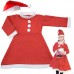 Costume Babbo Natale Bimba 3-5anni