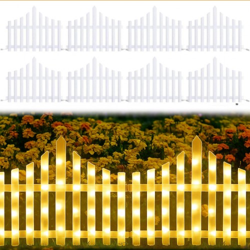 Recinzione Luminosa a LED A Luce Calda, Recinto Per Albero di Natale 3 Metri Recinzione Luminosa a LED A Luce Calda, Recinto Per Albero di Natale 3 Metri