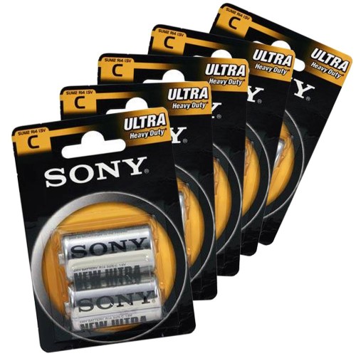 Sony - Batterie Mezza Torcia Pile Tipo C - Blister