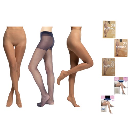 Collant Pompea No Stress 20 Den Elasticizzato, Opaco, Per Tutti I Giorni Collant Pompea No Stress 20 Den Elasticizzato, Opaco, Per Tutti I Giorni