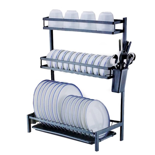 Scaffale Per Stoviglie Piatti Posate In Alluminio Organizzatore Con 3 Ripiani_1549 Scaffale Per Stoviglie Piatti Posate In Alluminio Organizzatore Con 3 Ripiani_1549