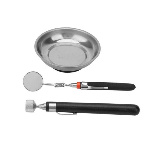 Set Calamite Magnete Vassoio Tondo Per Chiodi Bulloni E Altri Oggetti Metallici_8194