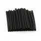  Tubi Termorestringenti 4*100 Mm  2:1 D: 4 D: 2mm 40 Pezzi Nero 
