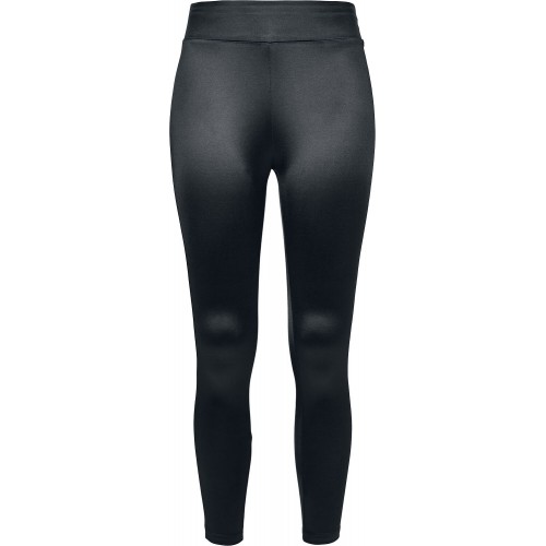 Leggings Da Donna Elastici Nero Opaco varie  taglie disponibili dalla S alla 4XL 