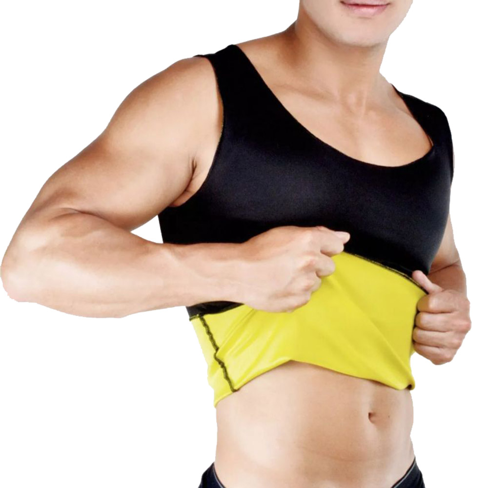 Fascia Elastica Fitness SLIMBELLE Canotta Contenitiva Gilet Uomo